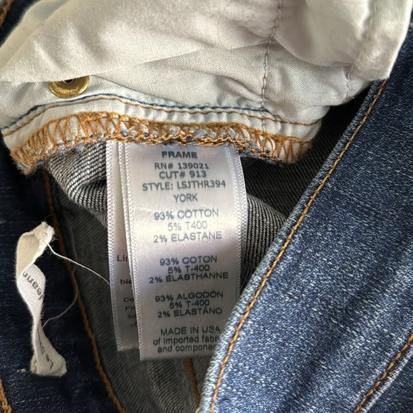 FRAME Denim Le Skinny De Jeanne Tulip Hem in York - EUC - Picture 10 of 10